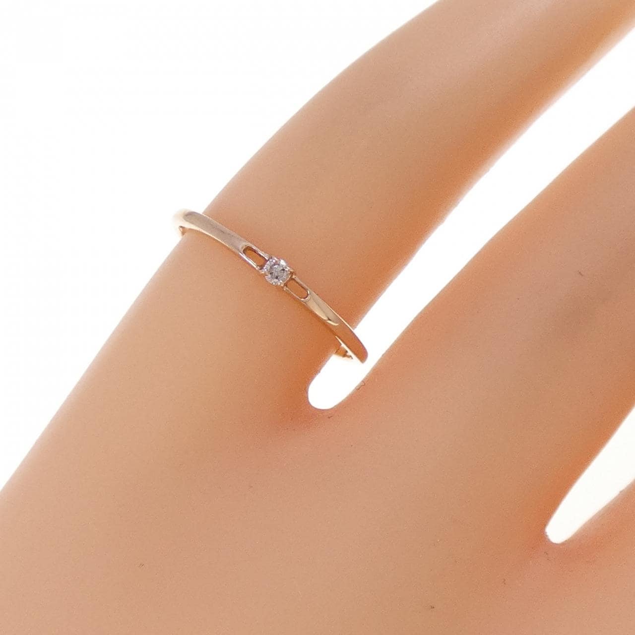 K10PG ダイヤモンド リング 0.02CT