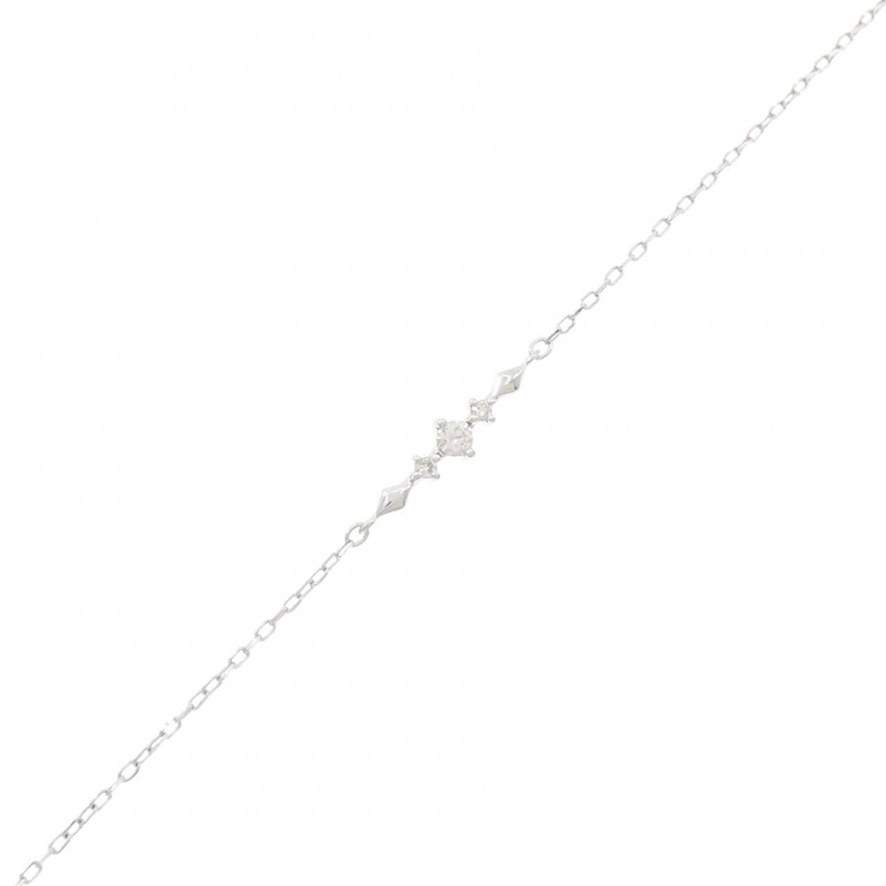 K10WG ダイヤモンド ブレスレット