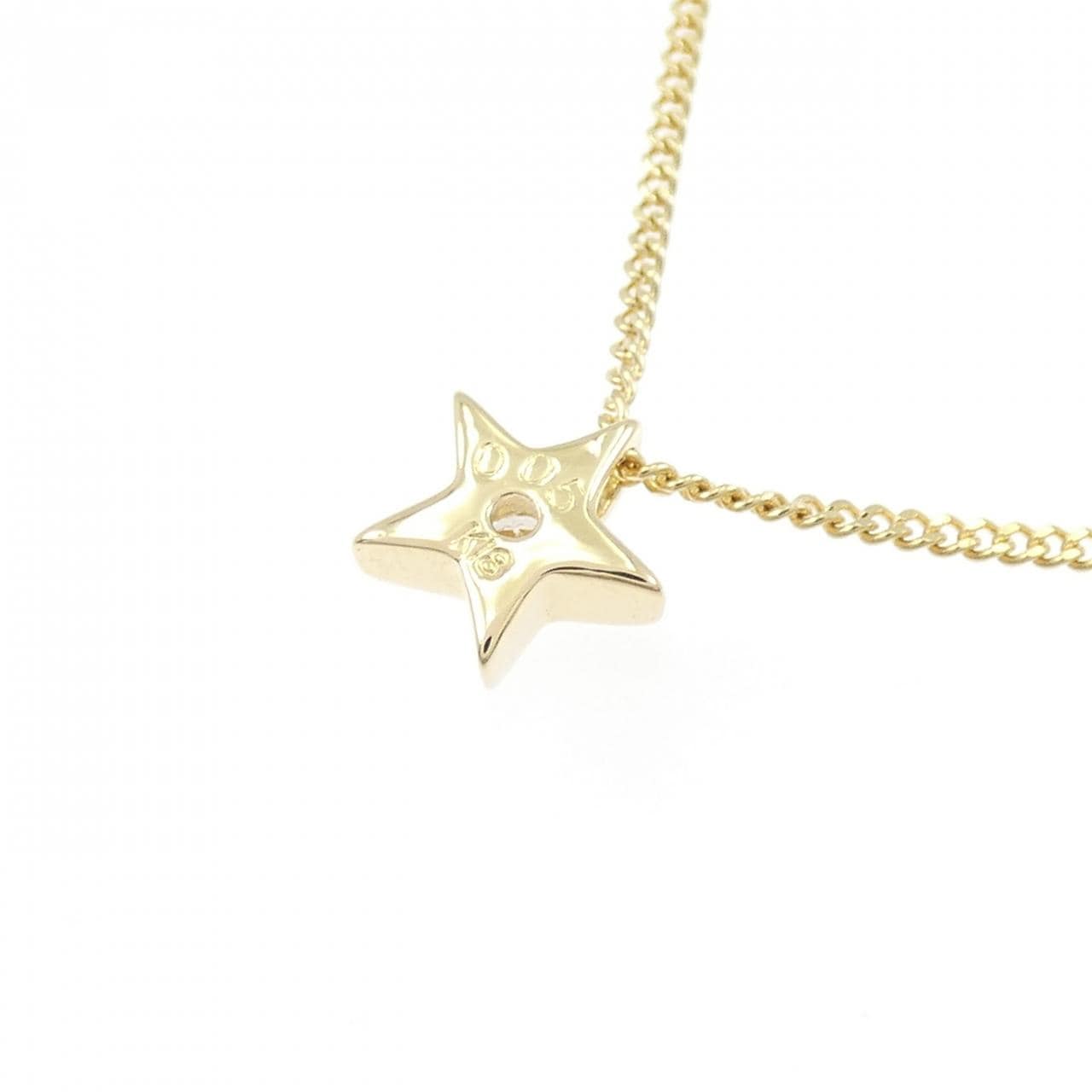 K18YG ダイヤモンド ネックレス 0.05CT