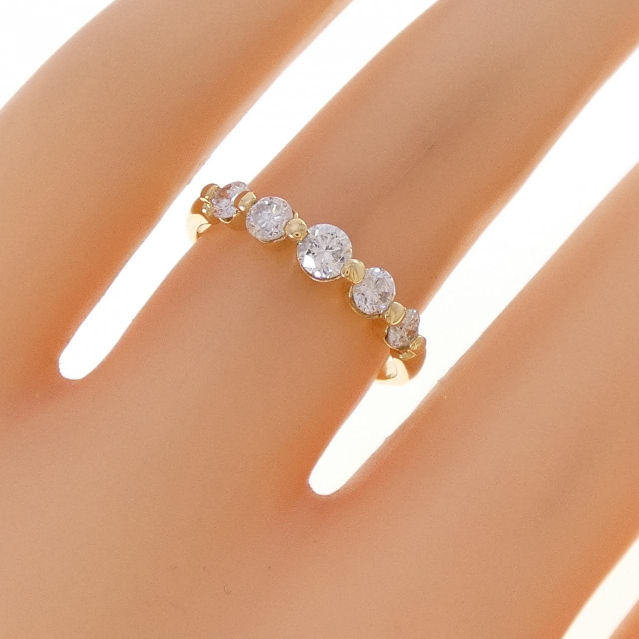 K18YG ダイヤモンド リング 0.53CT