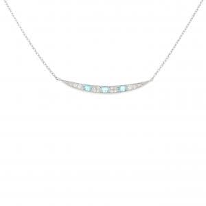 PT900/PT850 パライバトルマリン ネックレス 0.15CT