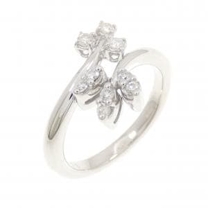 750WG ダイヤモンド リング 0.25CT