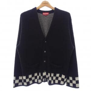 シュプリーム SUPREME BRUSHED CHECKER BOARD カーディガン