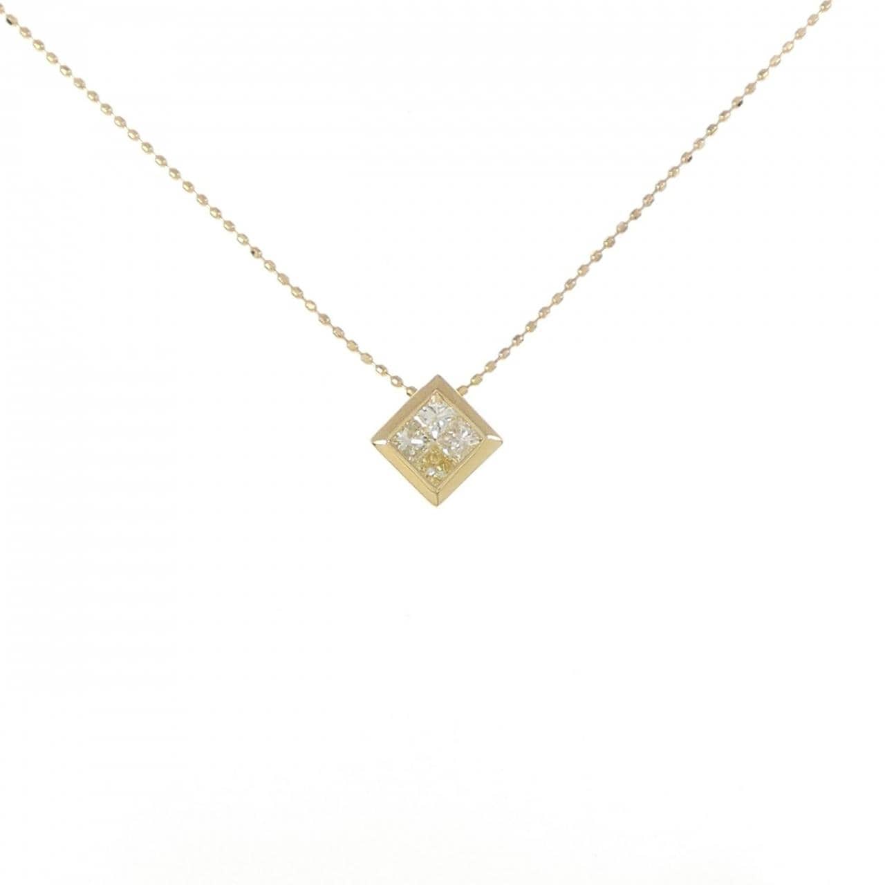 K18YG ダイヤモンド ネックレス 0.30CT