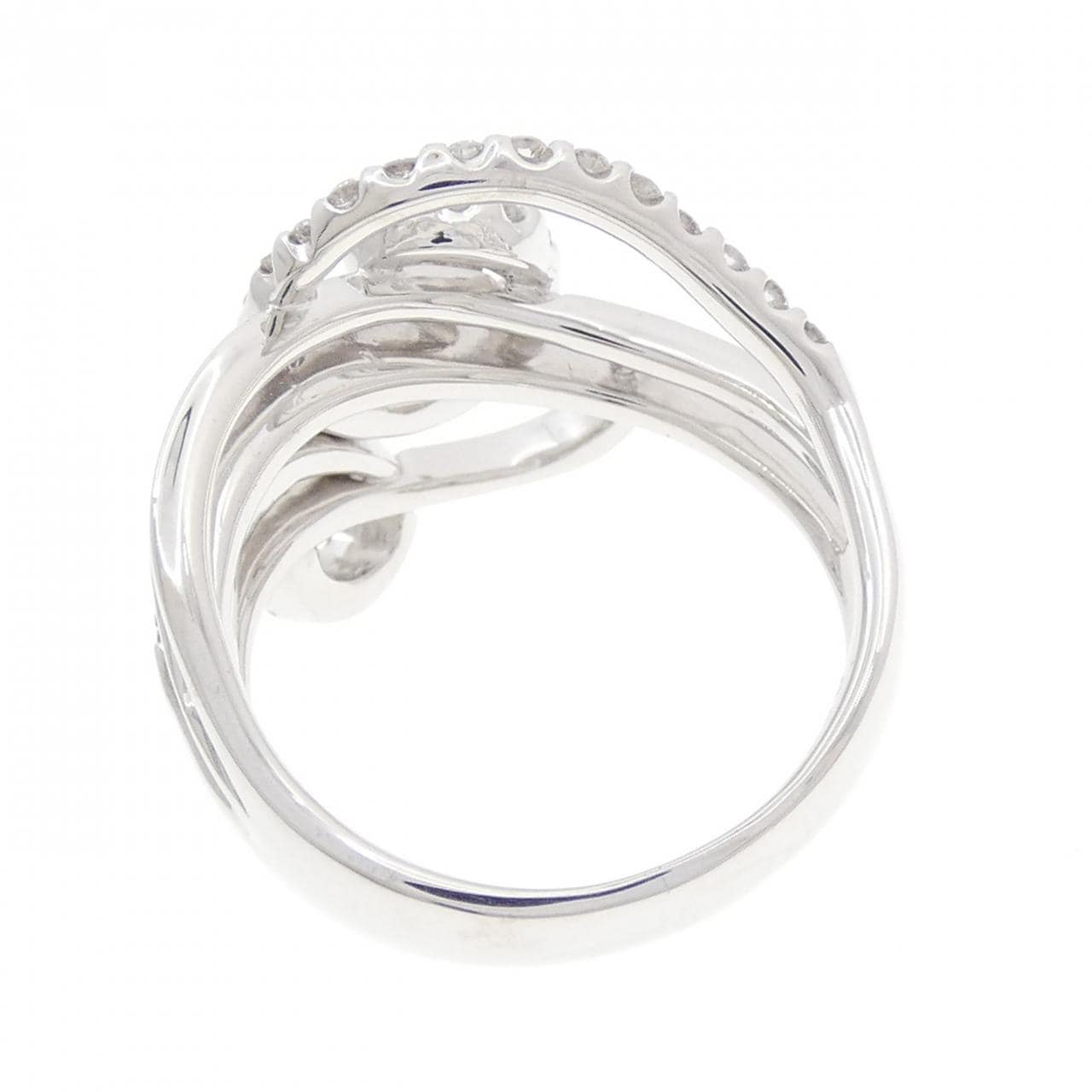 K18WG ダイヤモンド リング 0.55CT