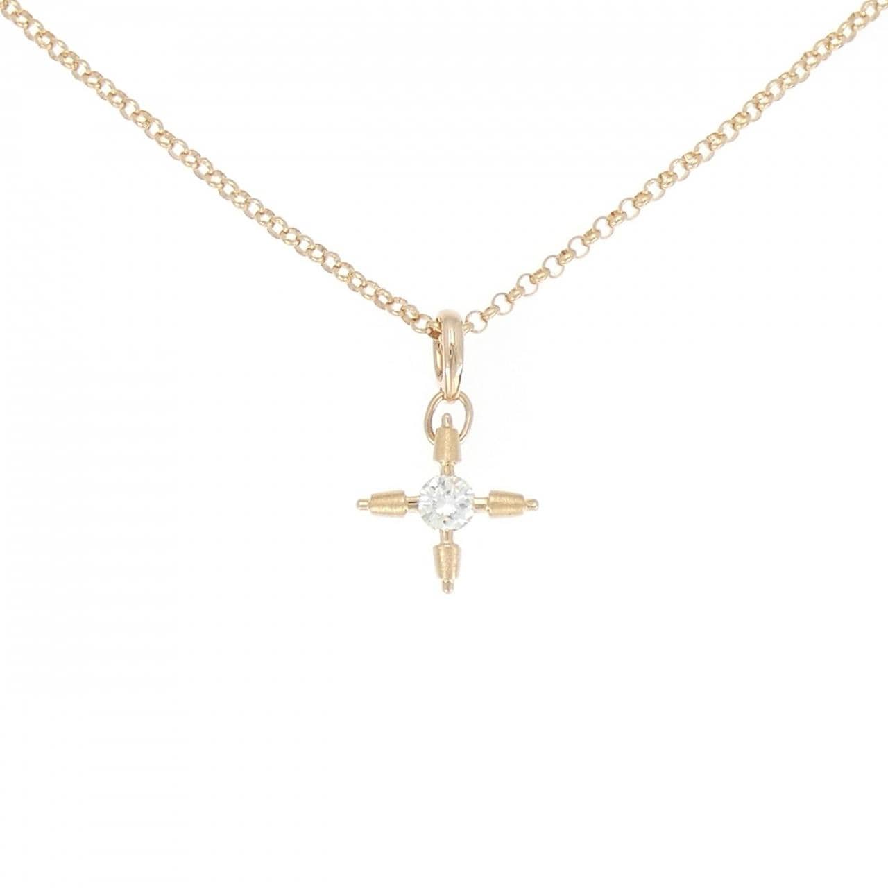 K18PG ダイヤモンド ネックレス 0.226CT