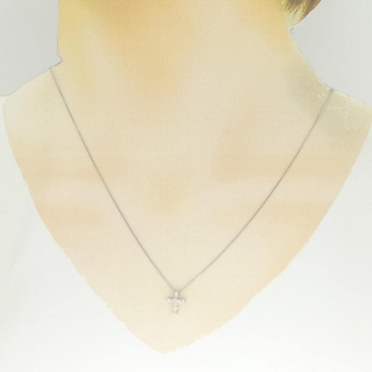 PT900/PT850 ダイヤモンド ネックレス 0.12CT