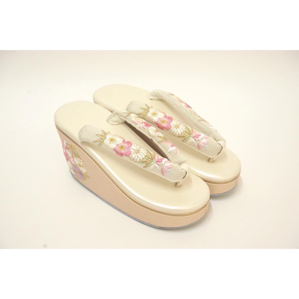 【新品】女草履　四君子　Ｆサイズ