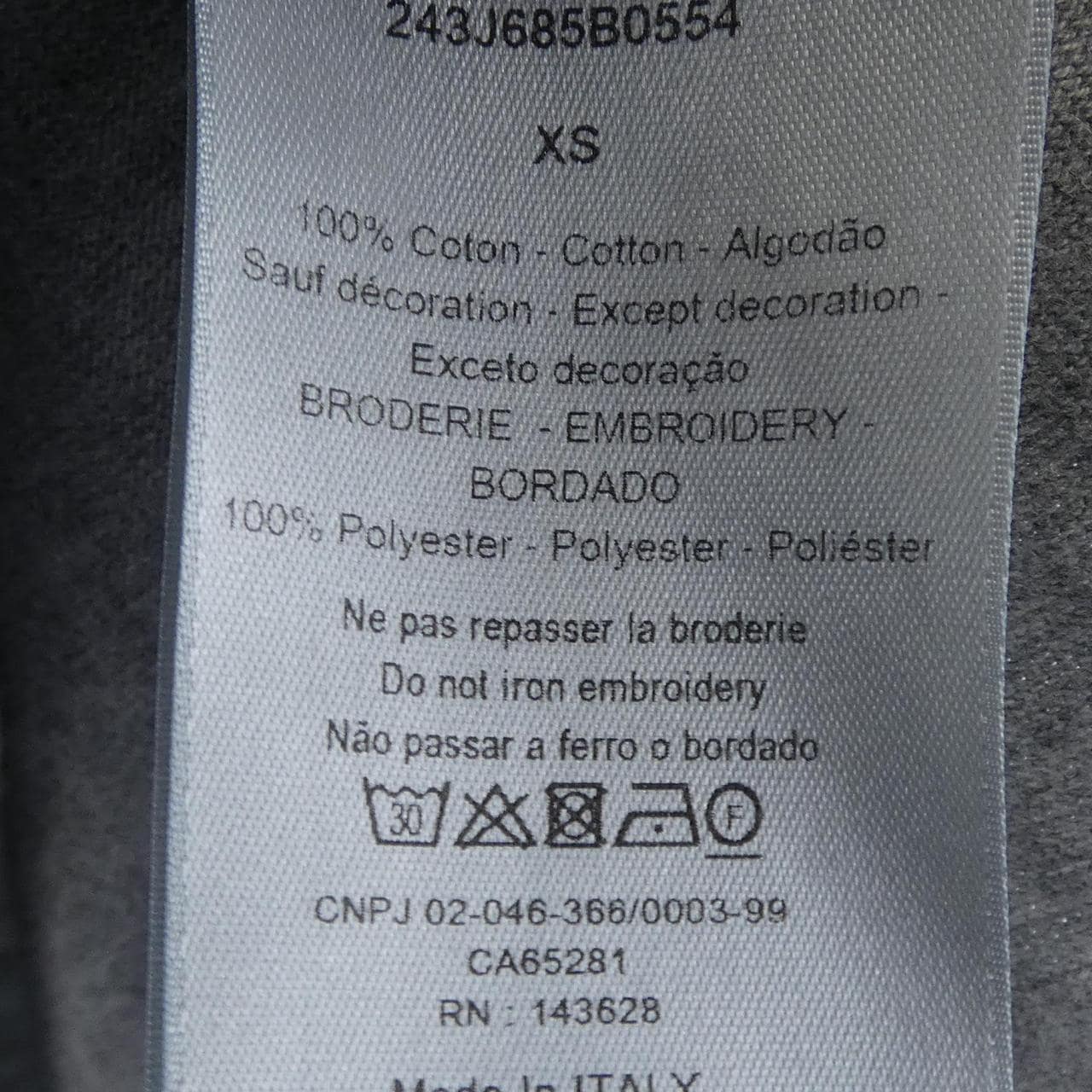 ディオール DIOR 243J685B0554 Tシャツ