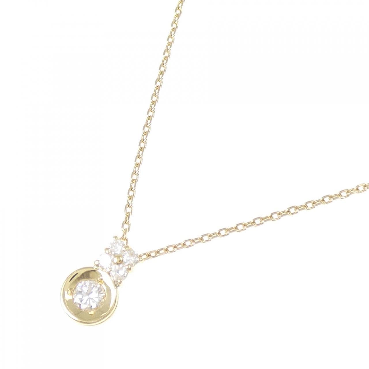 K18YG ダイヤモンド ネックレス 0.24CT
