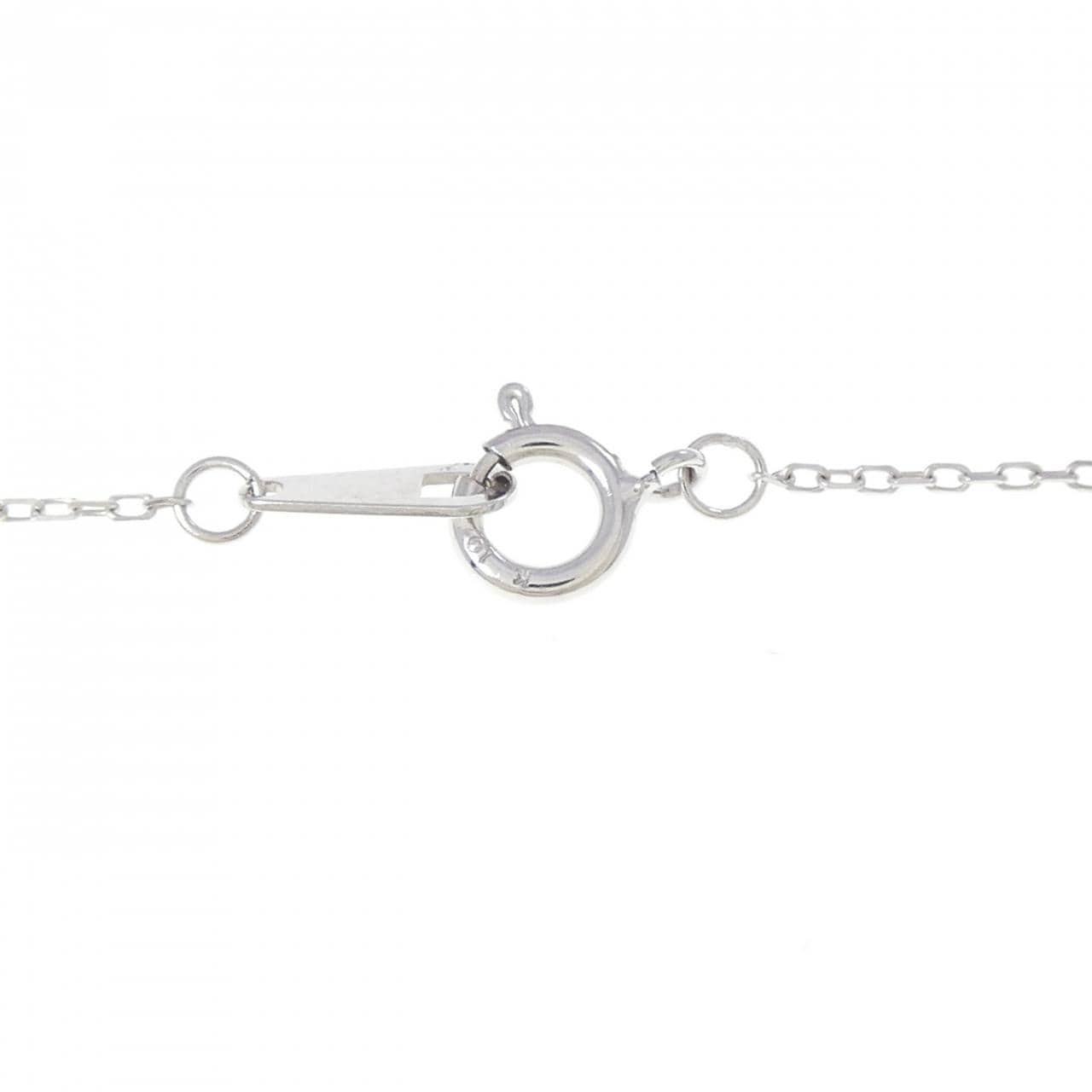 K10WG ダイヤモンド ネックレス 0.14CT