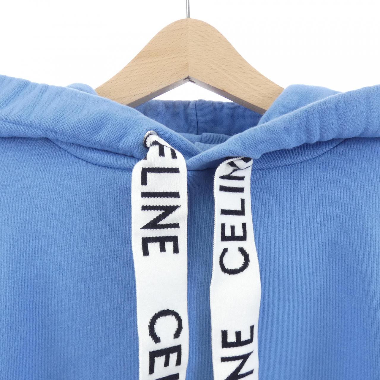 セリーヌ CELINE CELINE ルーズ フーディー / コットンフリース 2Y468670Q パーカー