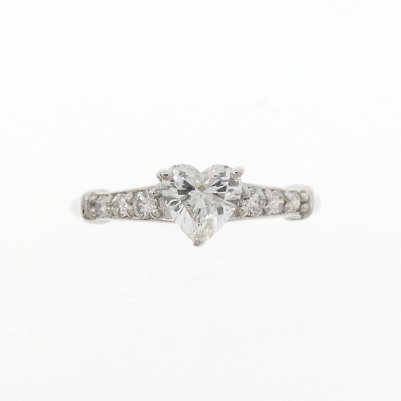PT900 ハート ダイヤモンド リング 0.40CT