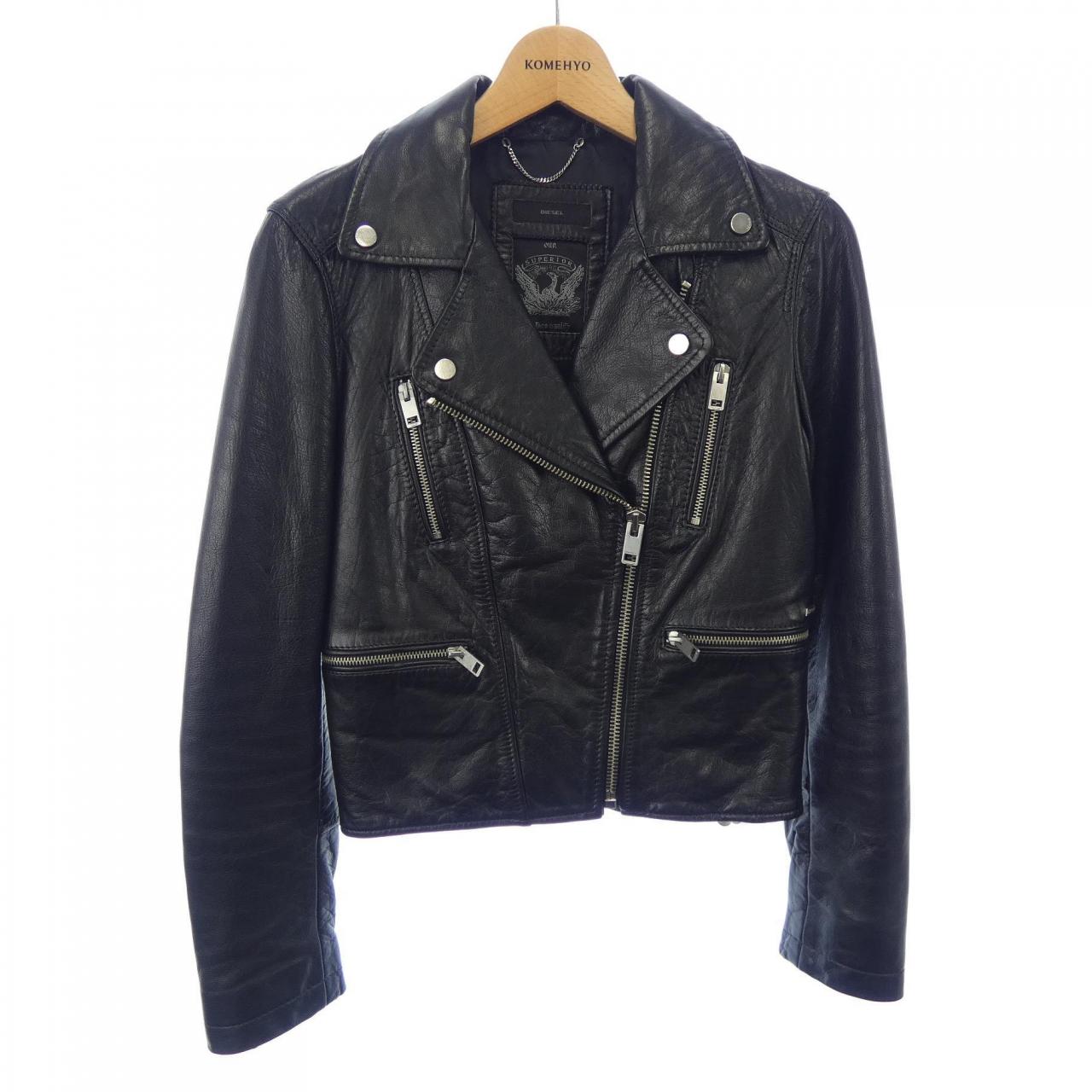 ディーゼル DIESEL レザーライダースジャケット