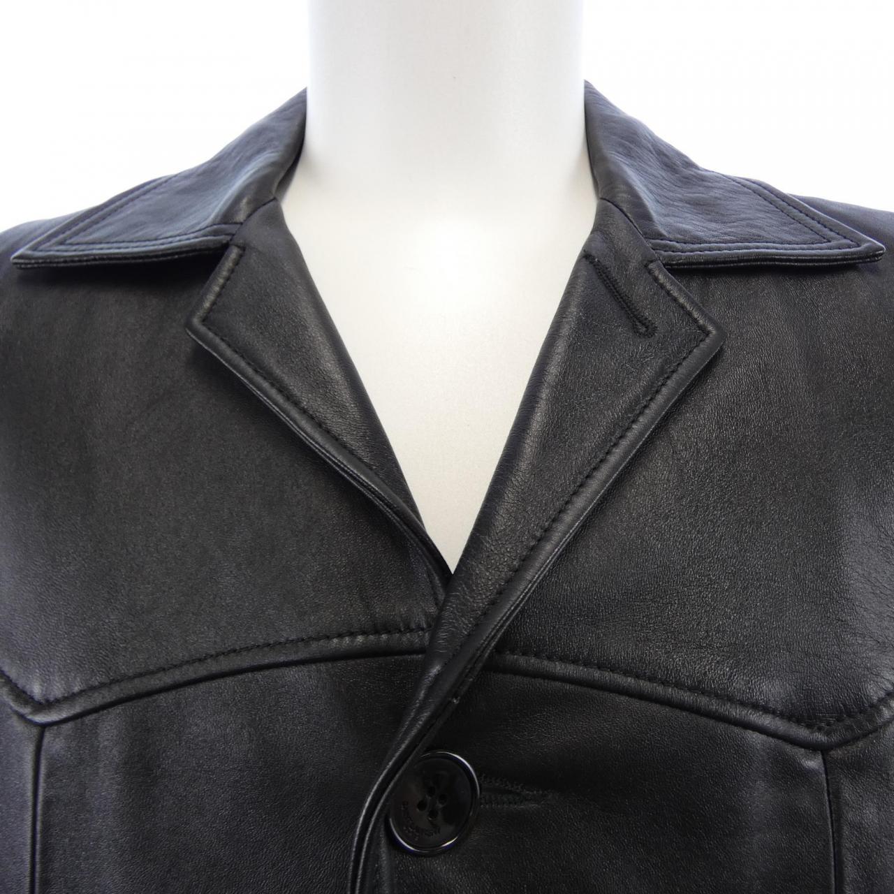 サンローラン SAINT LAURENT 397487 Y5LU1 レザーコート
