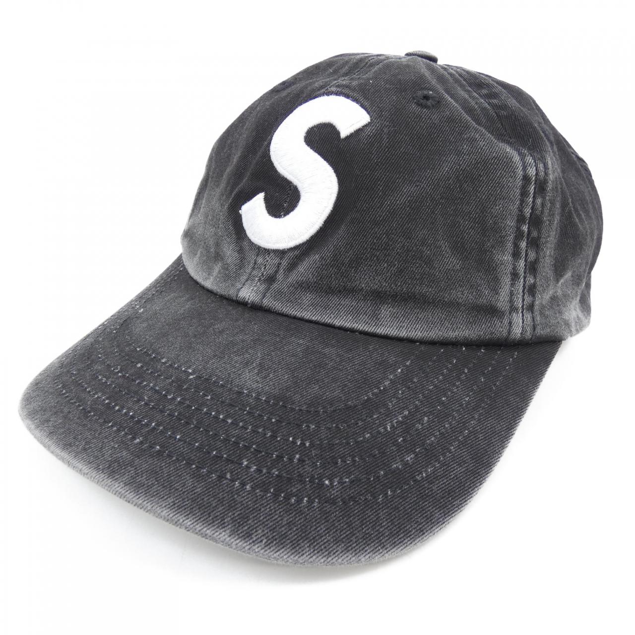 シュプリーム SUPREME PIGMENT COATED S LOG キャップ