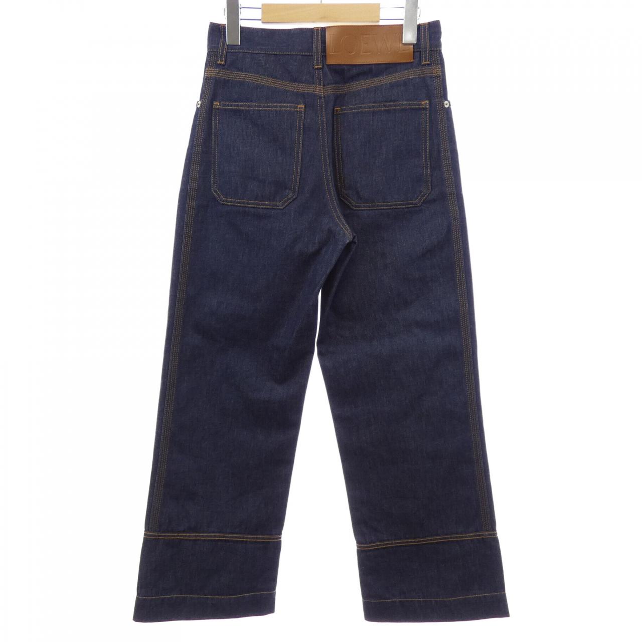 ロエベ LOEWE フィッシャーマン　ターンアップジーンズ S359Y11X68 ジーンズ