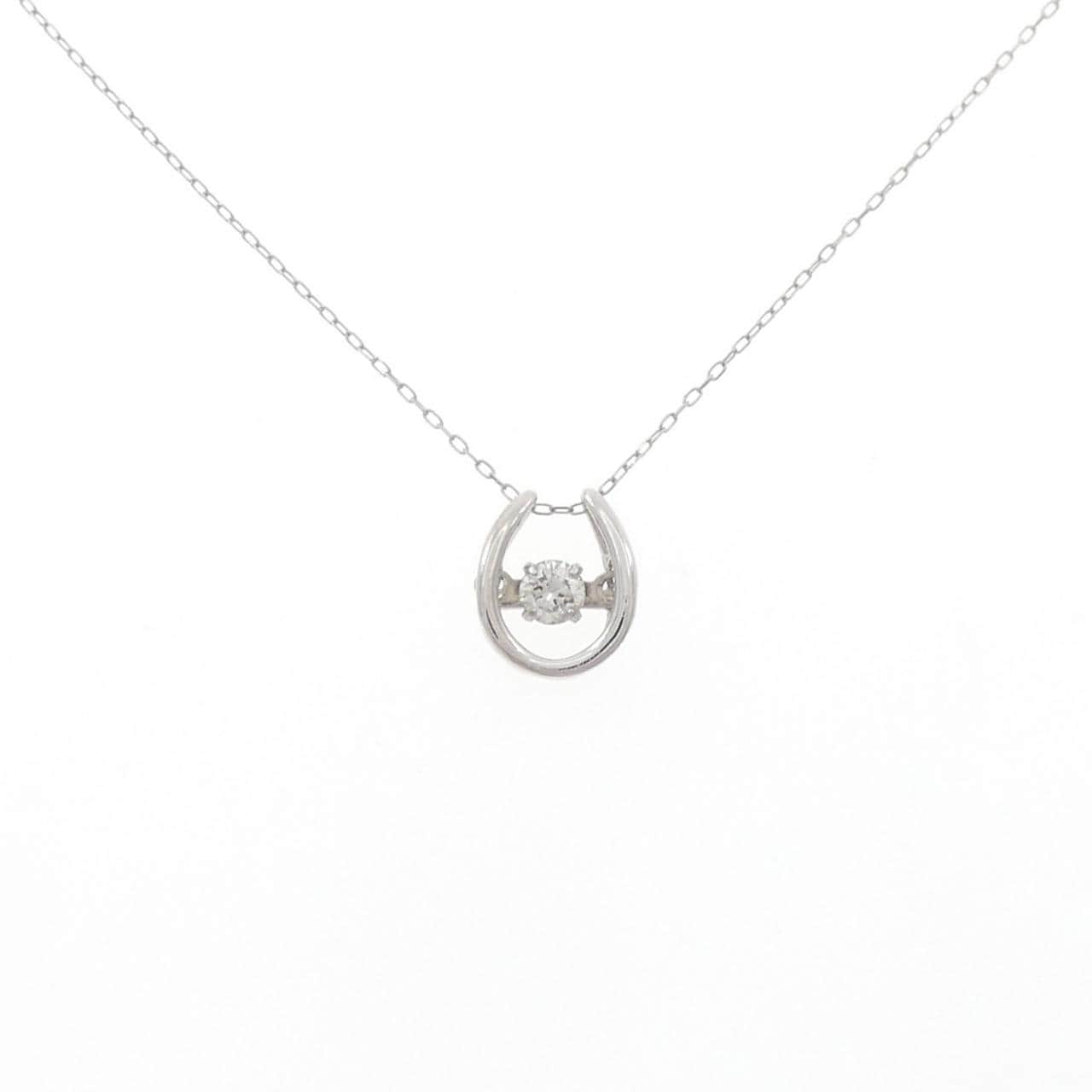 PT900 ダイヤモンド ネックレス 0.08CT