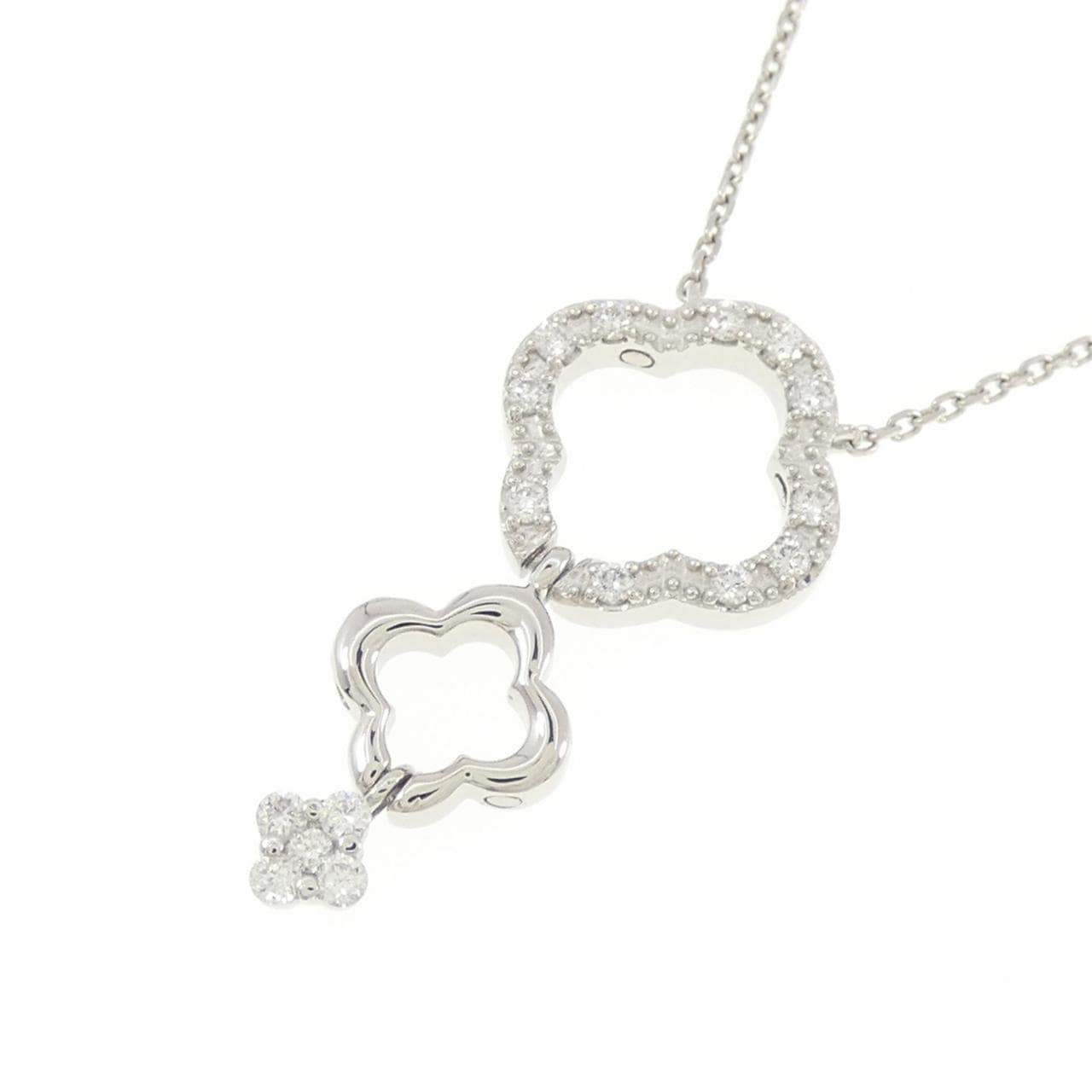 PT900/PT850 ダイヤモンド ネックレス 0.16CT