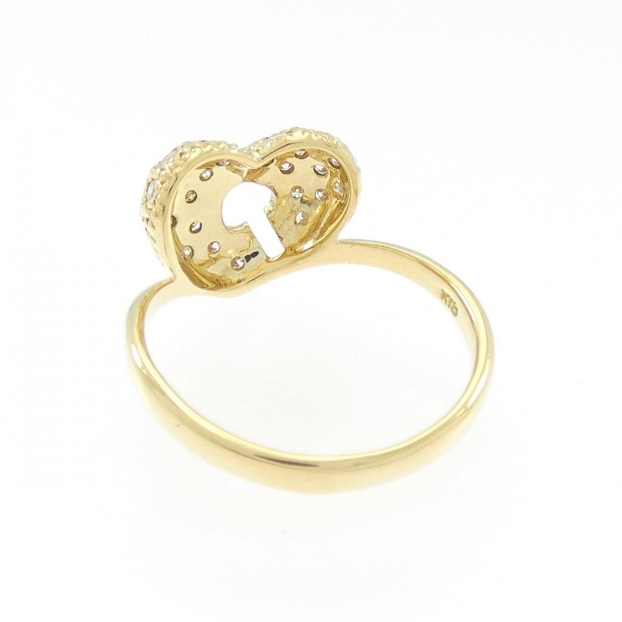 K18YG ダイヤモンド リング 0.25CT