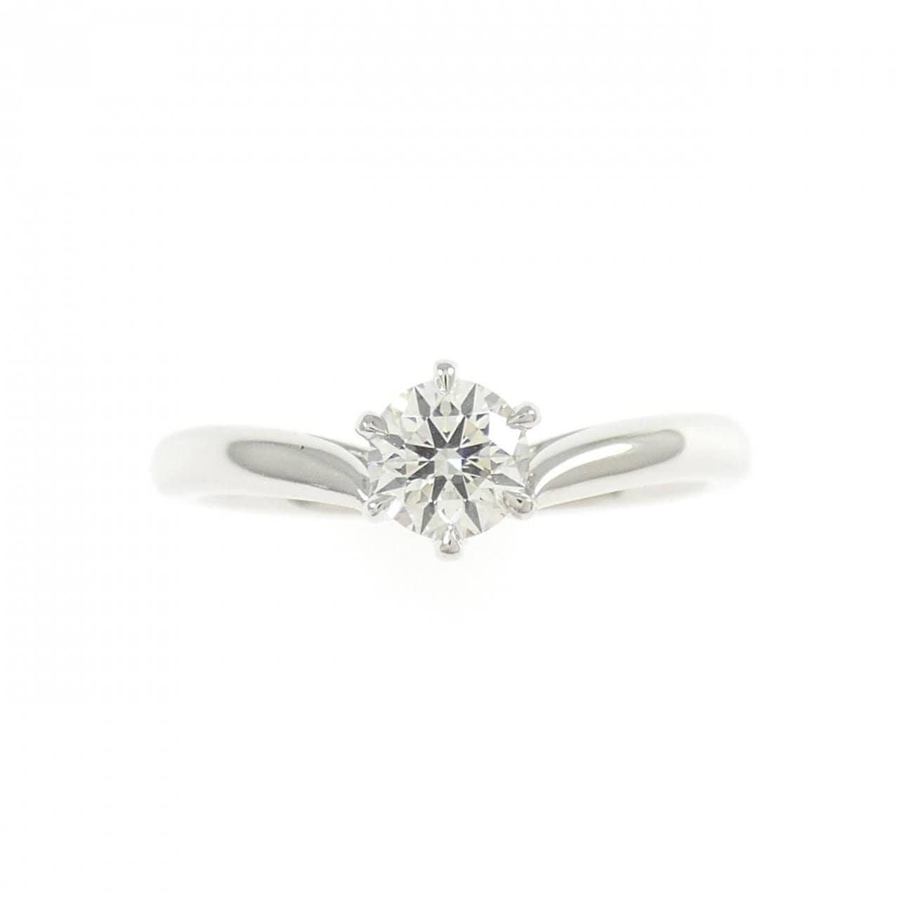 PT950 ダイヤモンド リング 0.303CT H VVS2 3EXT H&C