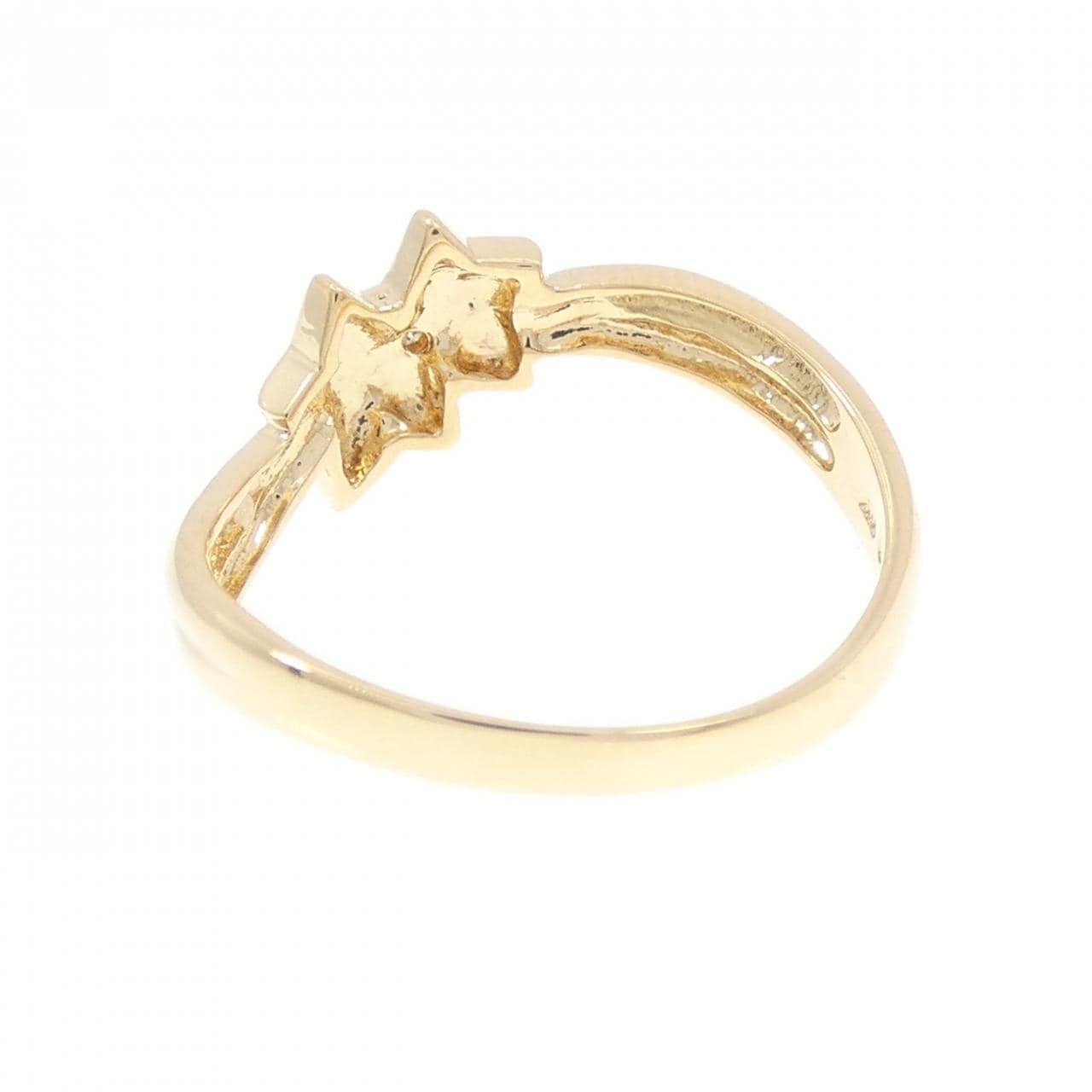 K18YG スター ダイヤモンド リング 0.005CT