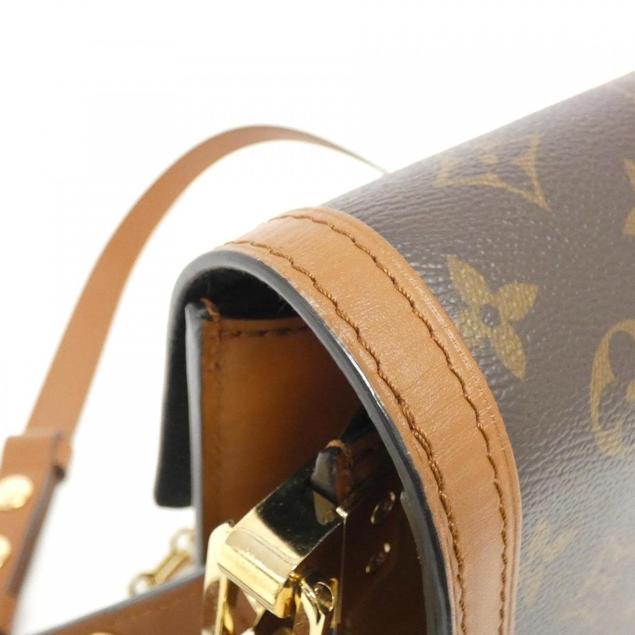 LOUIS VUITTON Monogram Reverse Dauphine MM M44391 肩背包