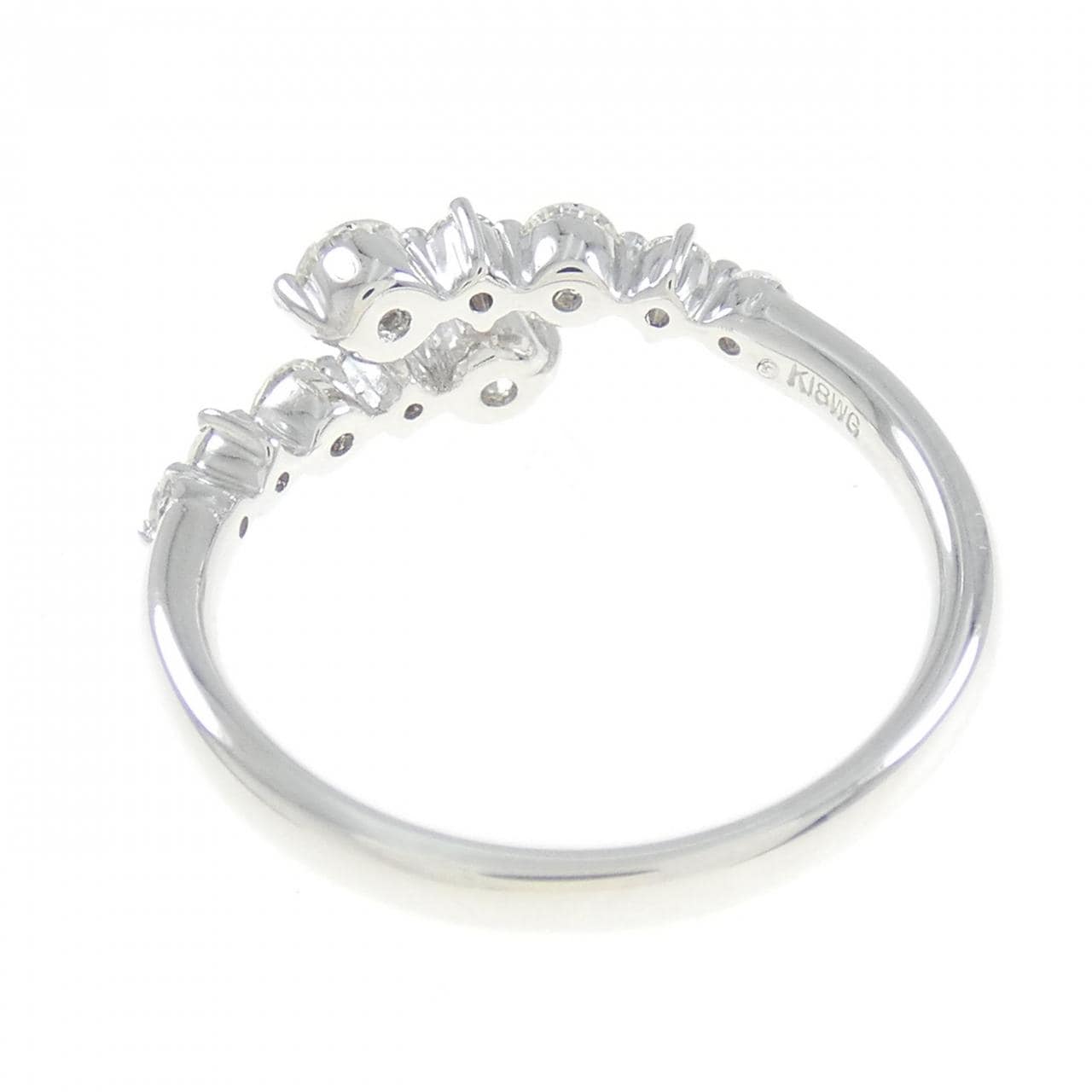 K18WG ダイヤモンド リング 0.50CT