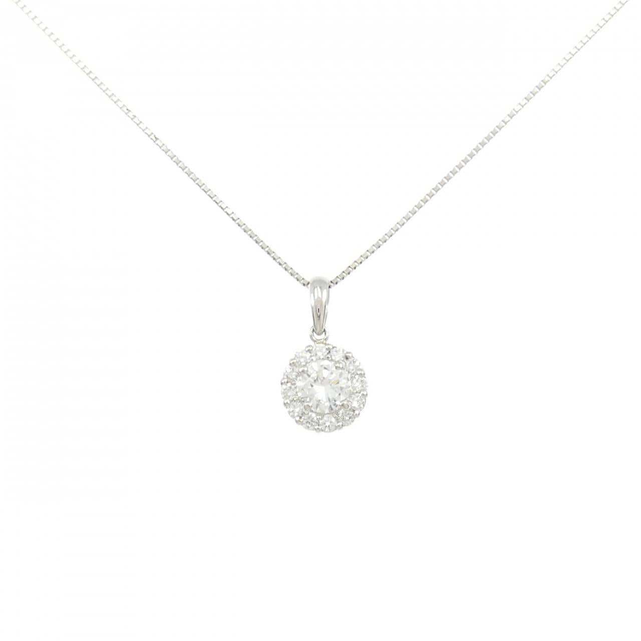 PT900/PT850 ダイヤモンド ネックレス 0.411CT E VS2 Good