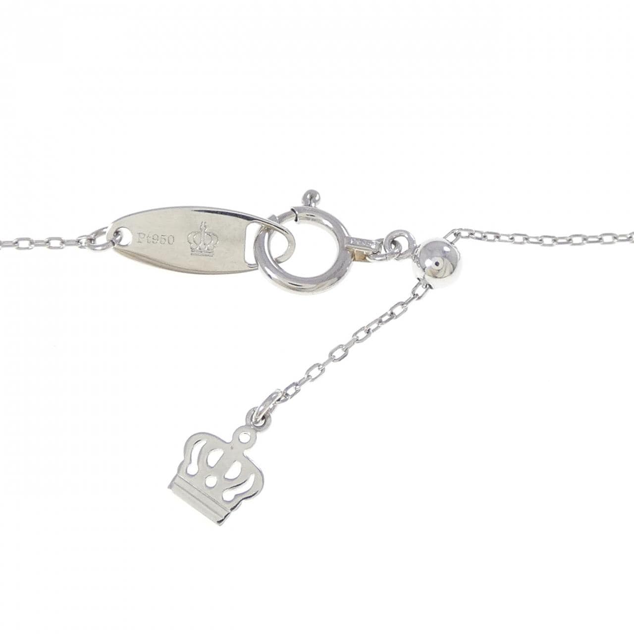 ロイヤル アッシャー ダイヤモンド ネックレス 0.07CT