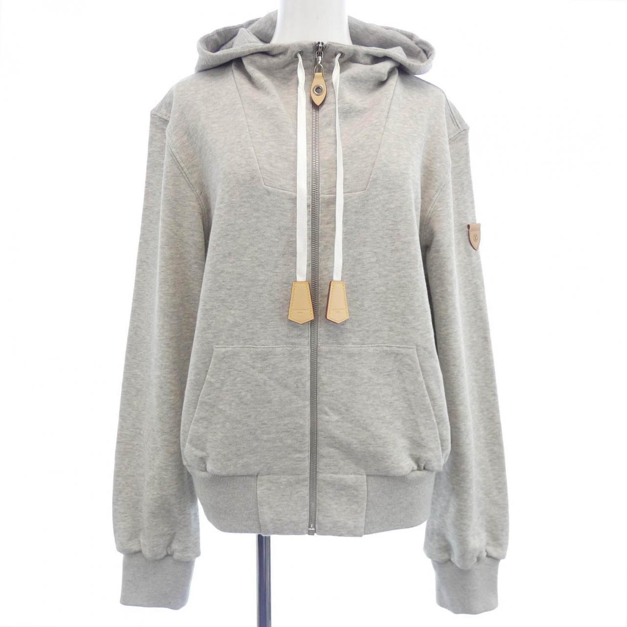 ルイヴィトン LOUIS VUITTON レザーアクセントフーディ FTST09LV8 パーカー