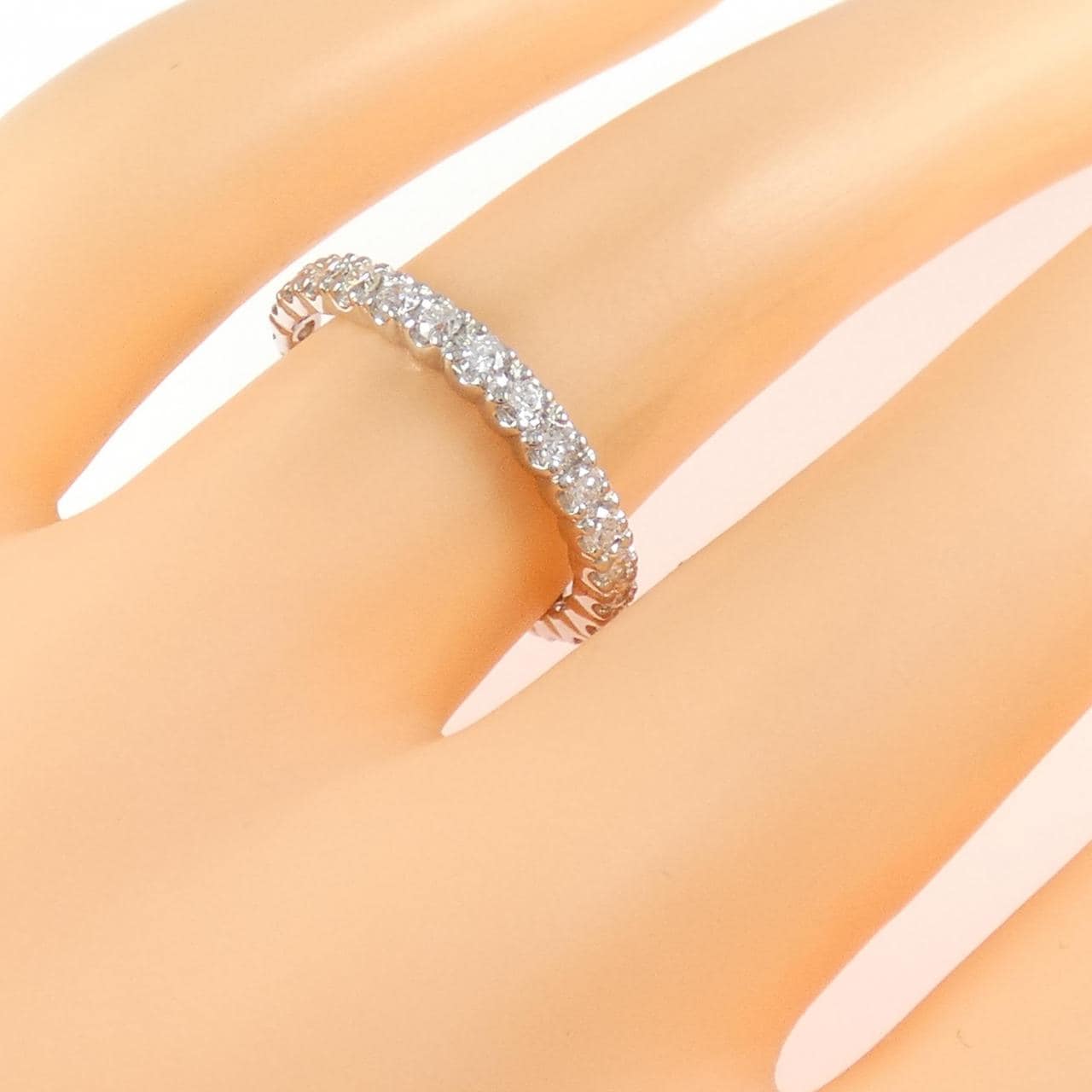 PT900 ハーフエタニティ ダイヤモンド リング 0.50CT