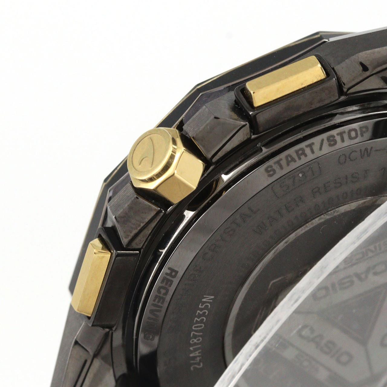 カシオ オシアナスマンタ 電波時計 LIMITED OCW-SG1000ZE-1AJR TI ソーラークォーツ