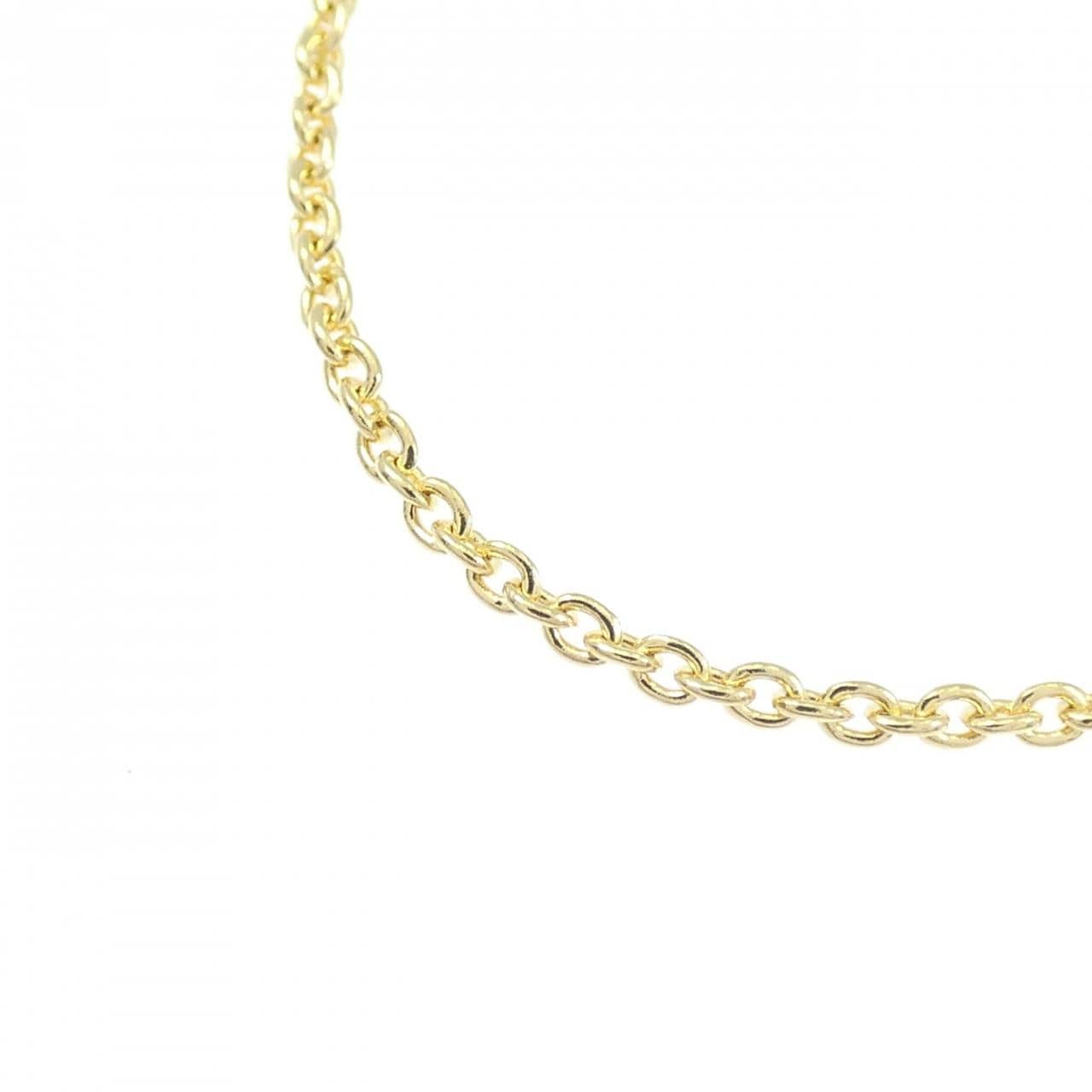 K18YG chain necklace