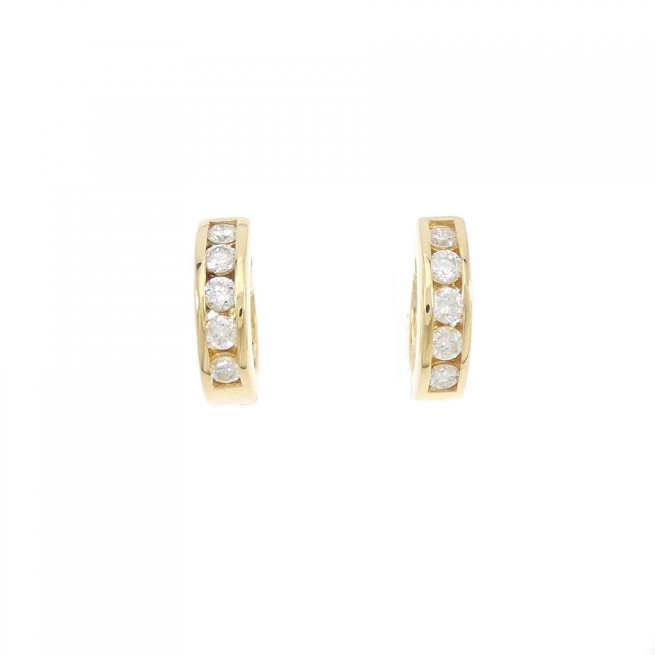 K18YG Diamond earrings 0.50CT