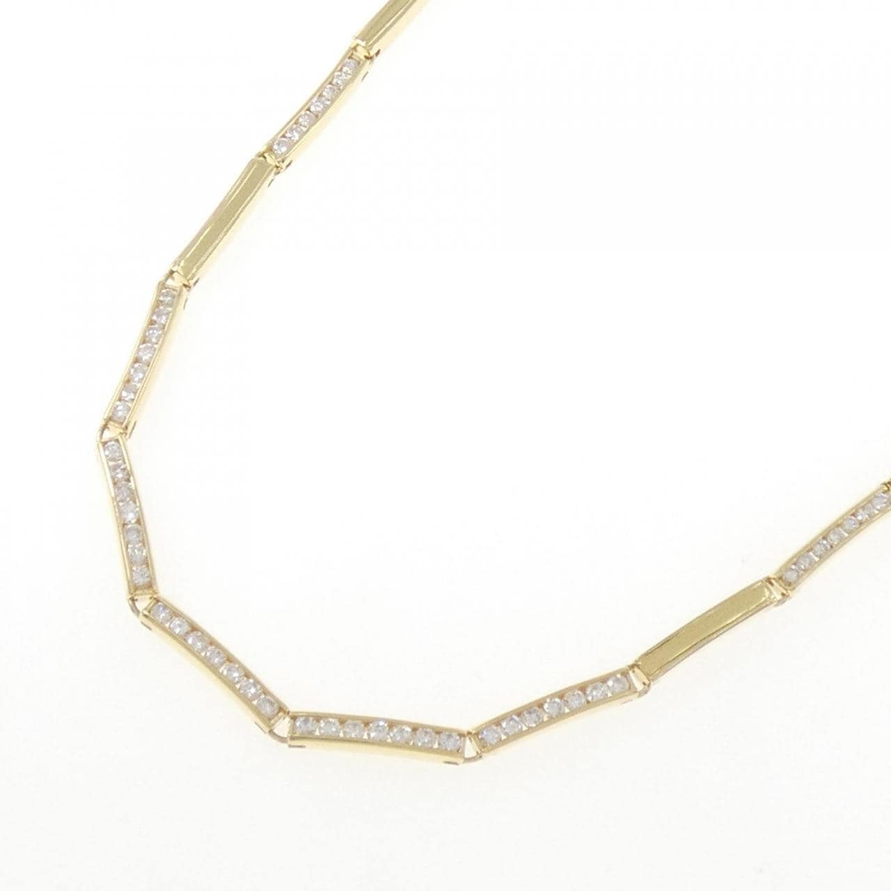 K18YG ダイヤモンド ネックレス 2.02CT