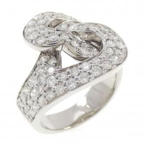 K18WG ダイヤモンド リング 1.60CT