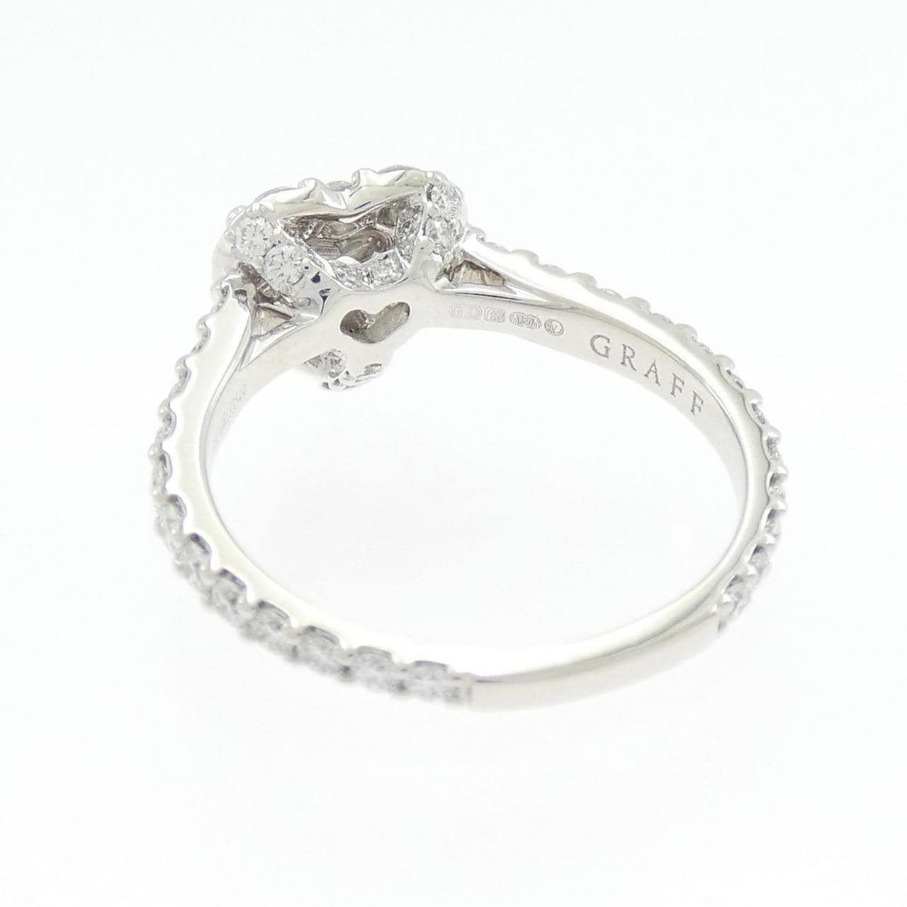 グラフ アイコン リング 0.51CT G VS1 ハートシェイプ