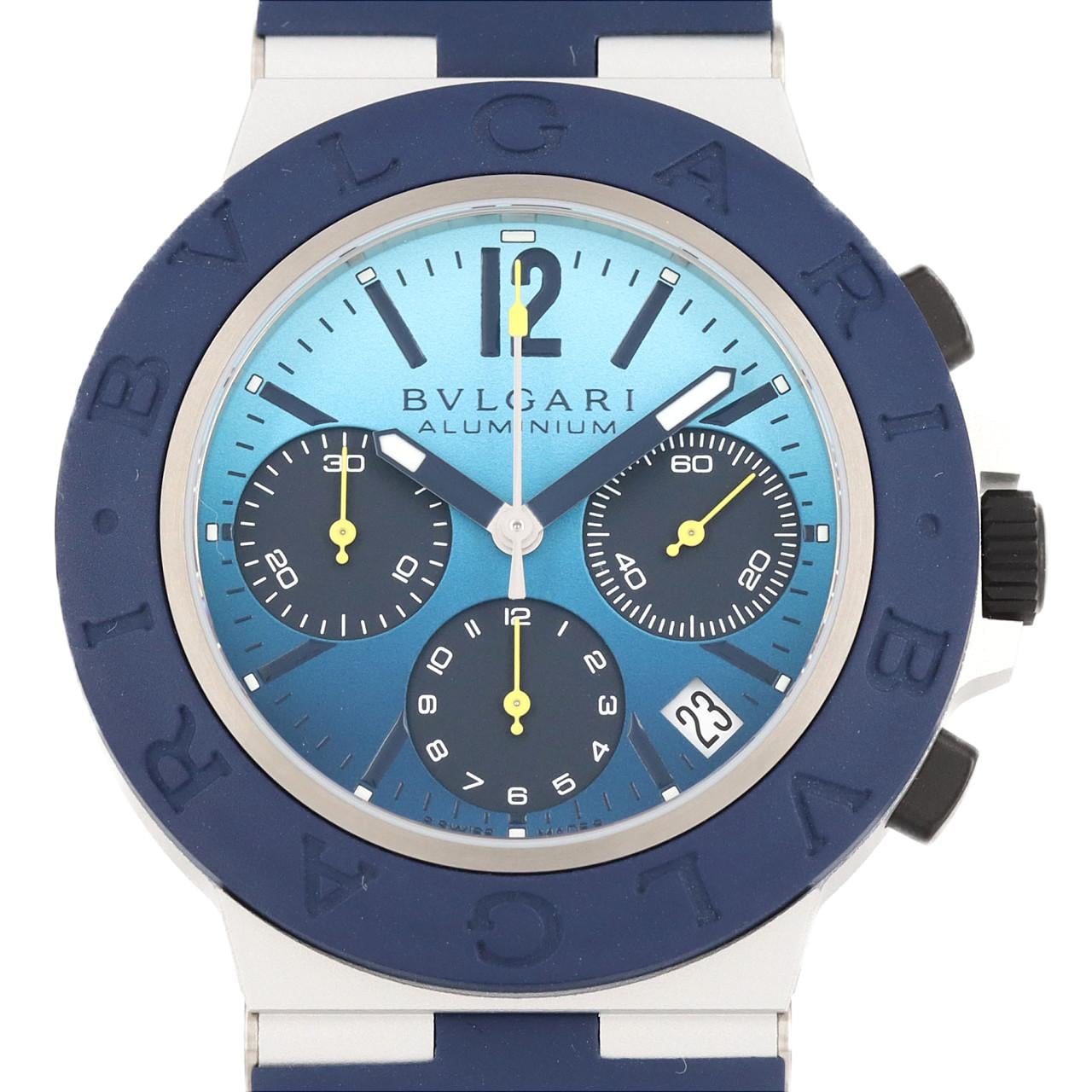 [BRAND NEW] BVLGARI BVLGARI Aluminum Chronograph Capri LIMITED BB40ATCH/103844 Aluminum Automatic