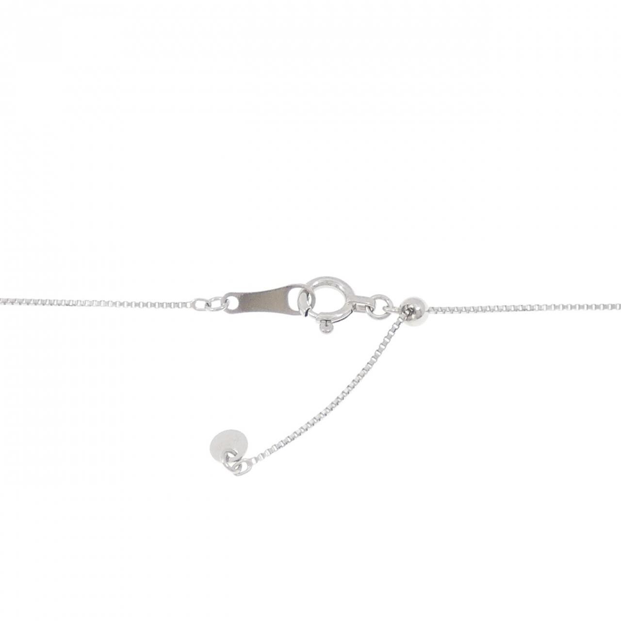 PT900/PT850 ルビー ネックレス 0.77CT