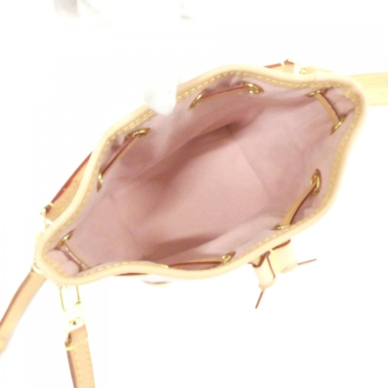 ルイヴィトン モノグラム ラミネーテッド ジャカード ナノ ノエ  2023PF M82427 ショルダーバッグ