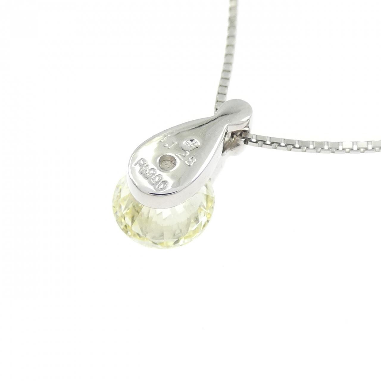PT900/PT850 ダイヤモンド ネックレス 1.128CT