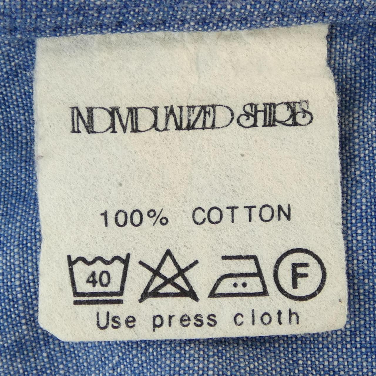 インディビジュアライズシャツ INDIVIDUALIZED SHIRT シャツ