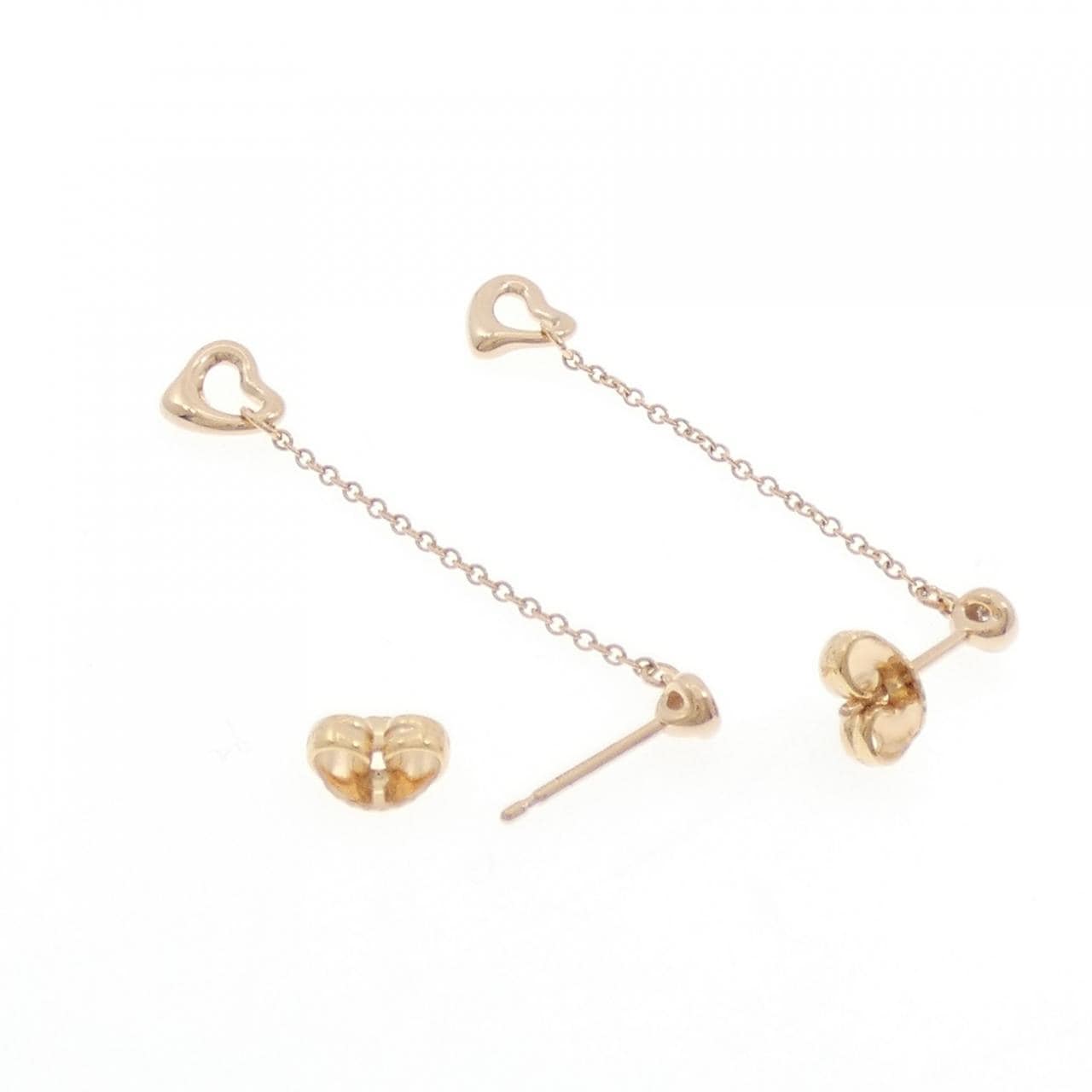 ティファニー バイザヤード オープンハート ピアス