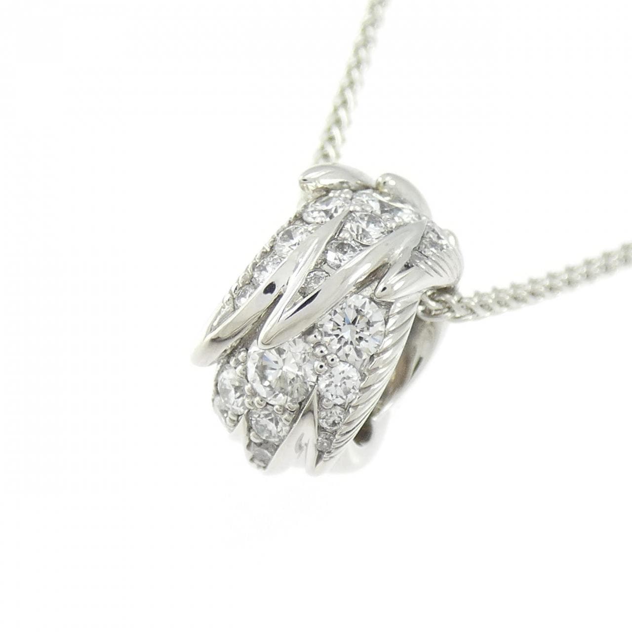 ティファニー バード オン ア ロック ネックレス 0.54CT