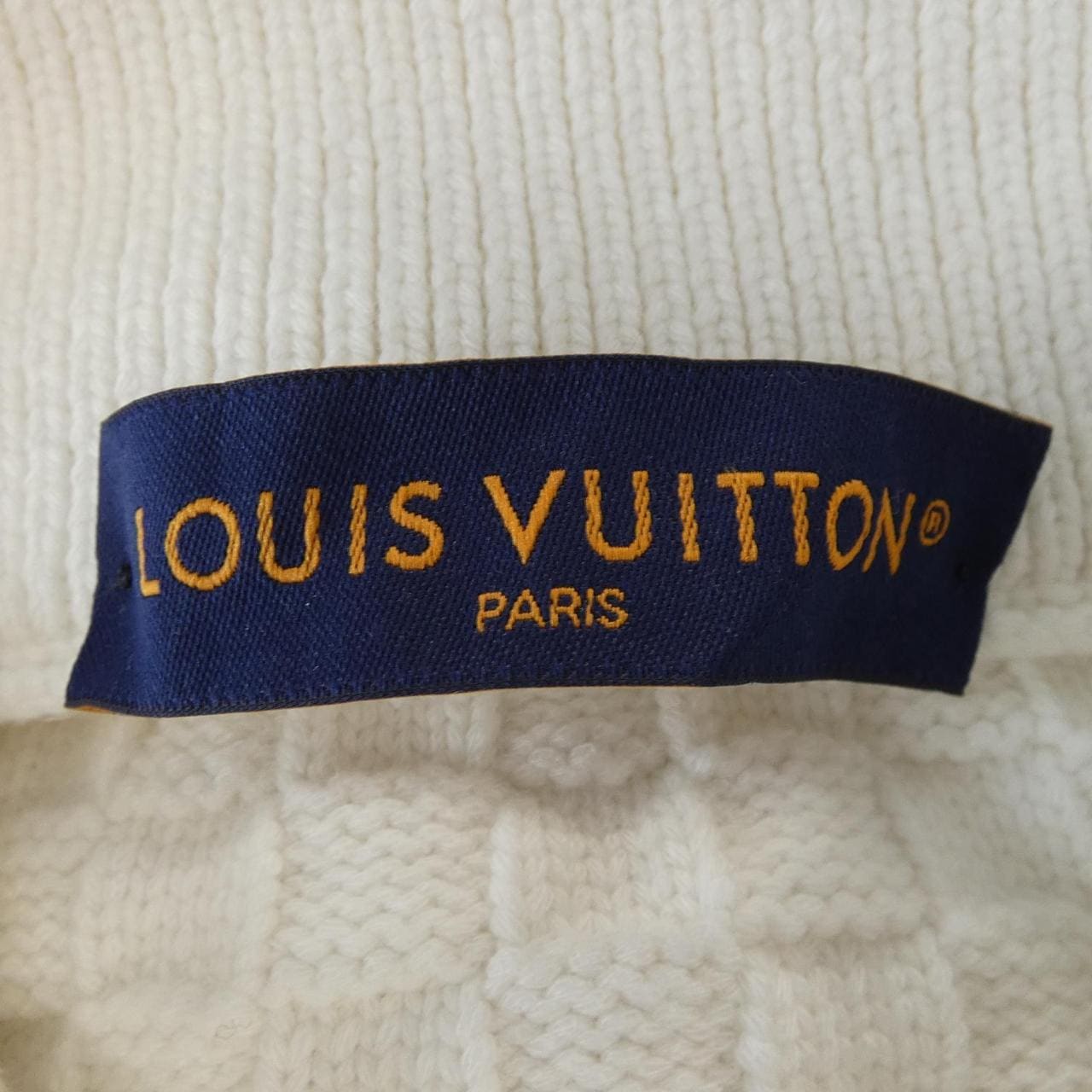 ルイヴィトン LOUIS VUITTON LVダミエウールブレンドプルオーバー HPN63WTZ8 ニット