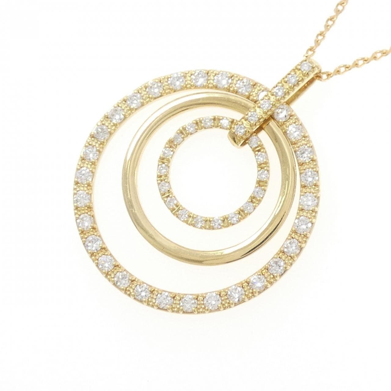 K18YG ダイヤモンド ネックレス 1.00CT