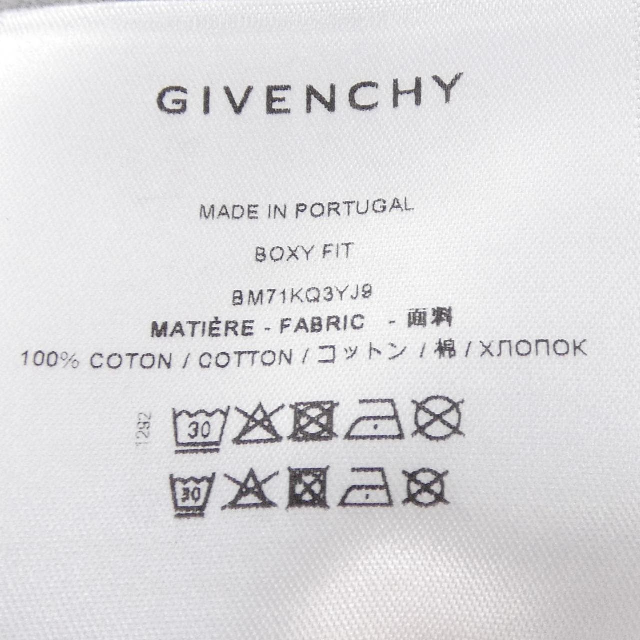 ジバンシー GIVENCHY BM71KQ3YJ9 Tシャツ