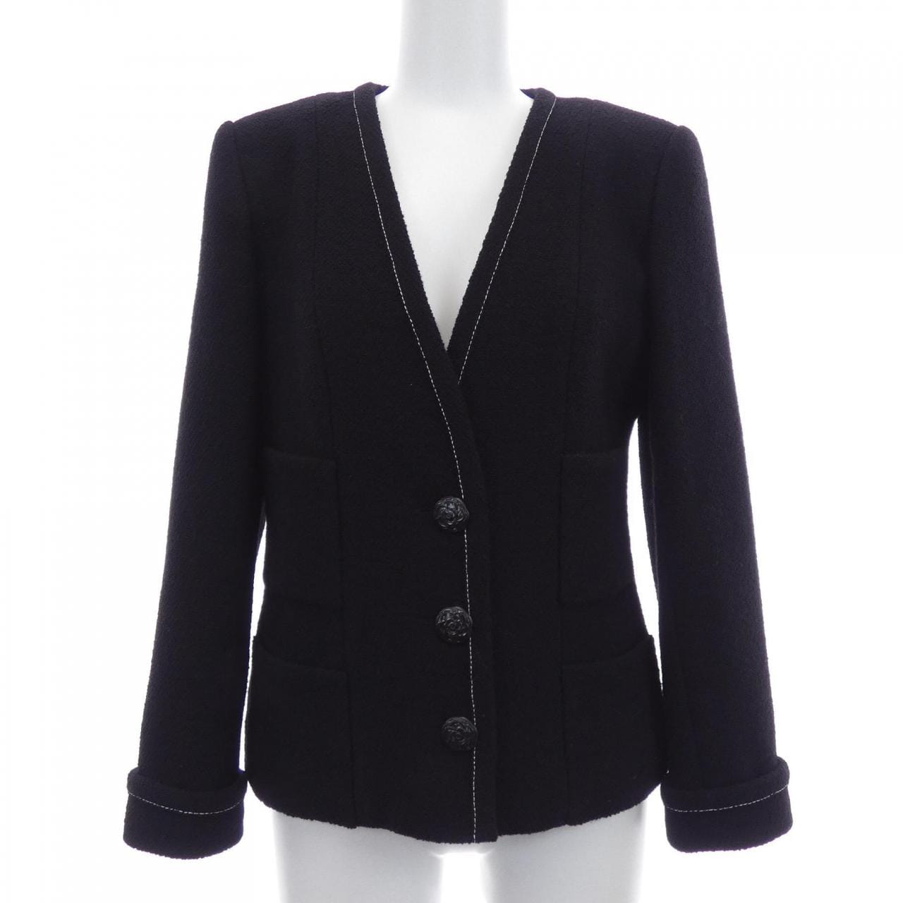 シャネル CHANEL P52637V37037 15K ノーカラージャケット