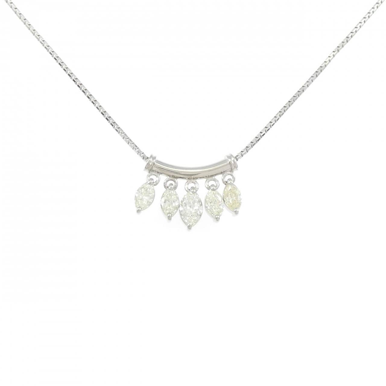 PT900/PT850 ダイヤモンド ネックレス 1.03CT